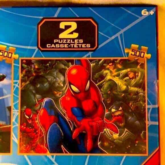 New marvel spider man prime 3D twin pack lenticular puzzles of 500 pcs each - Picture 7 of 8